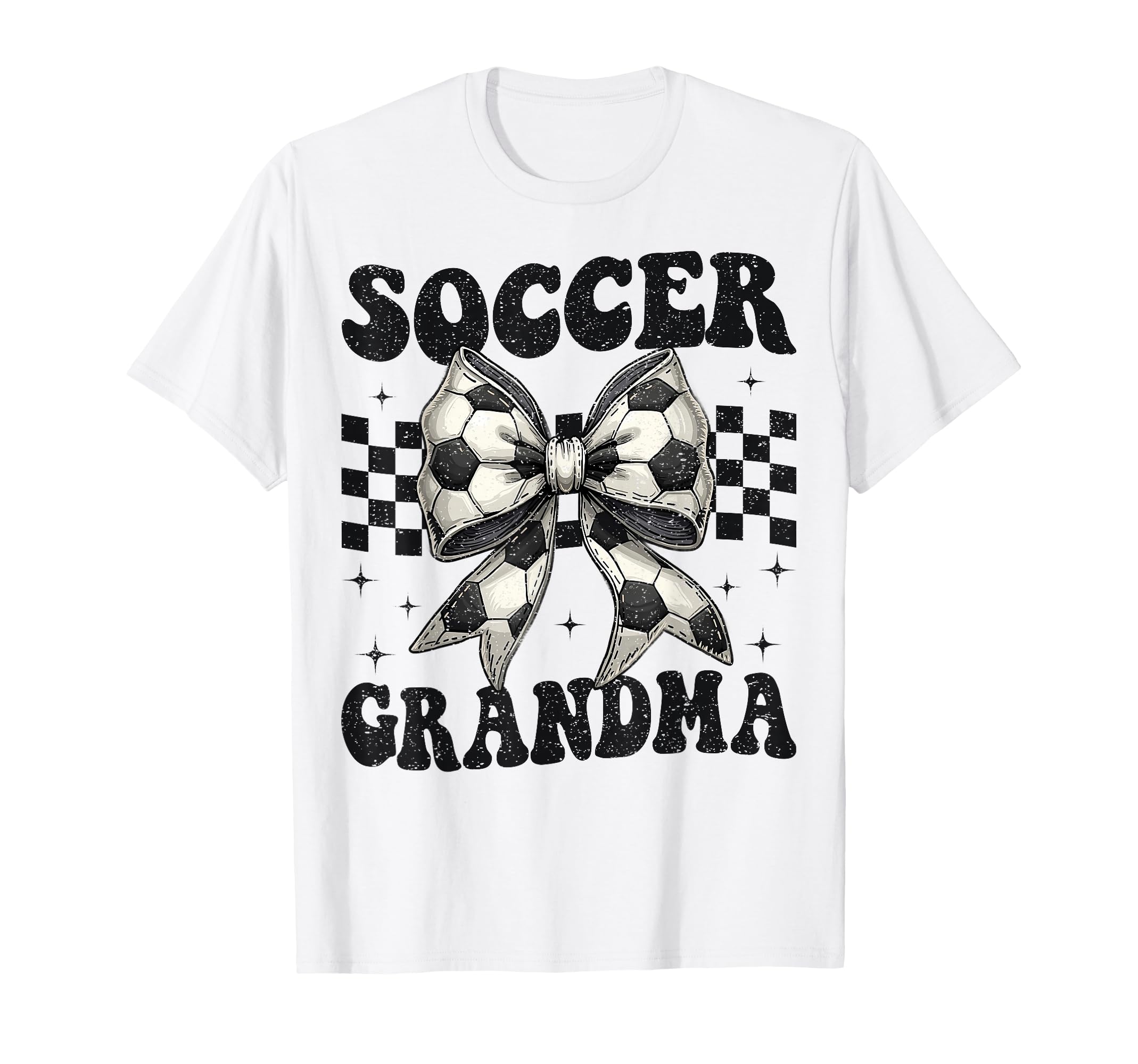 Soccer Grandma Funny Coquette Bow T-Shirt - Trendy Graphic for Adults - T-Shirt, Sweatshirt, Hoodie