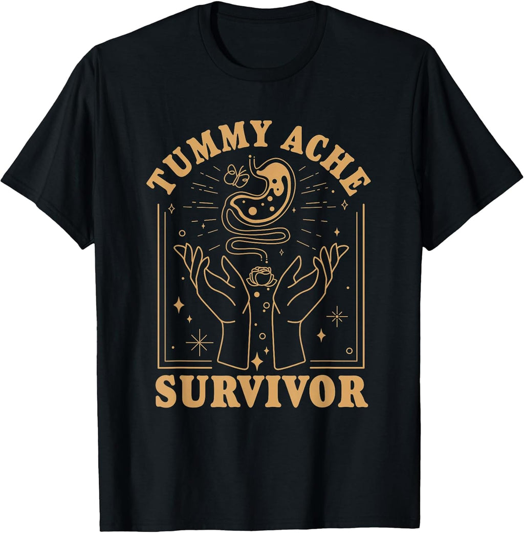 Tummy Ache Survivor Design Store - Adult & Kids T-Shirts, Sweatshirts & Hoodies apparel design preview 1