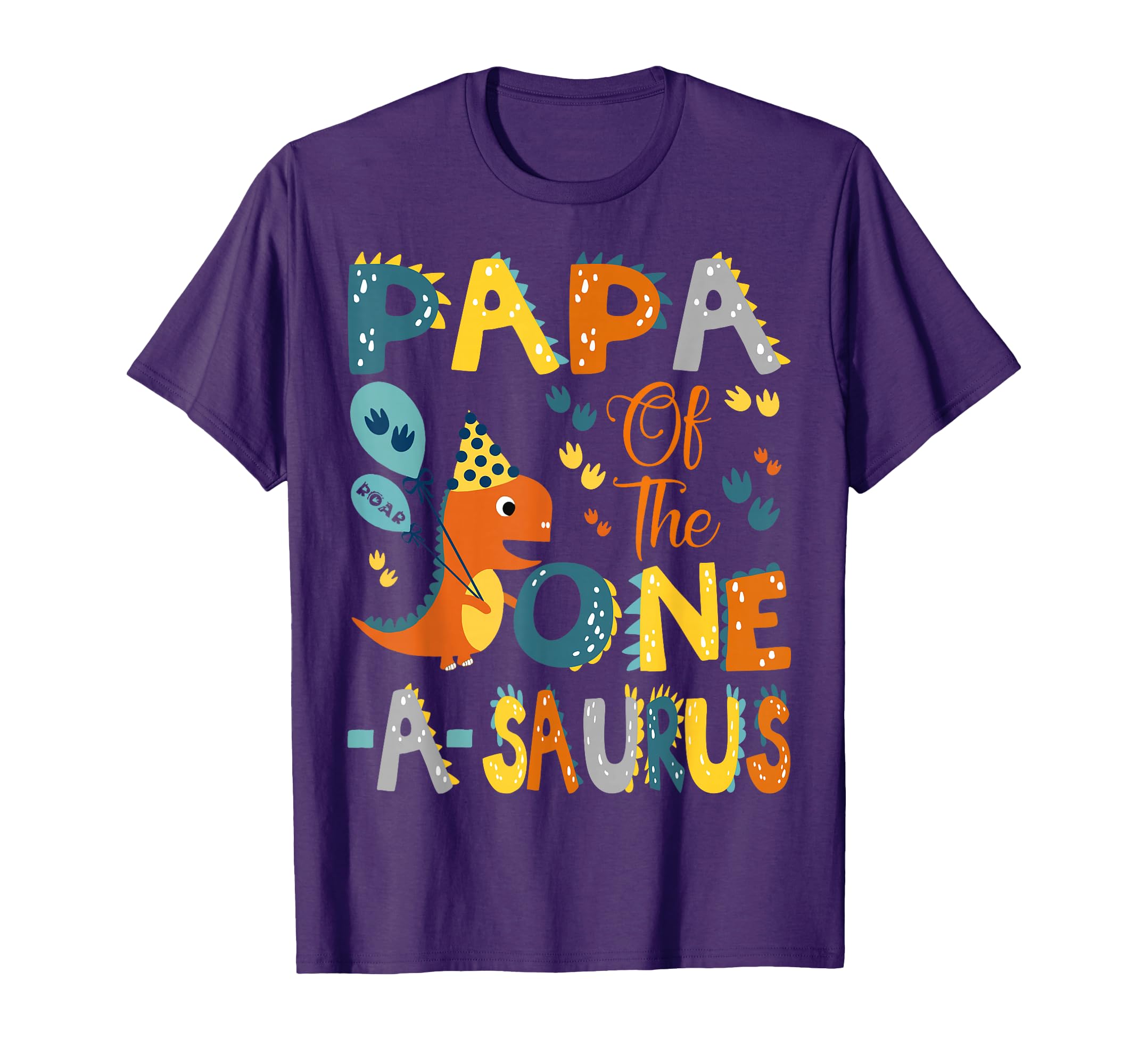 Papa One Saurus 1St Birthday Dinosaur T-Shirt - Graphic Print for Adults - T-Shirt, Sweatshirt, Hoodie