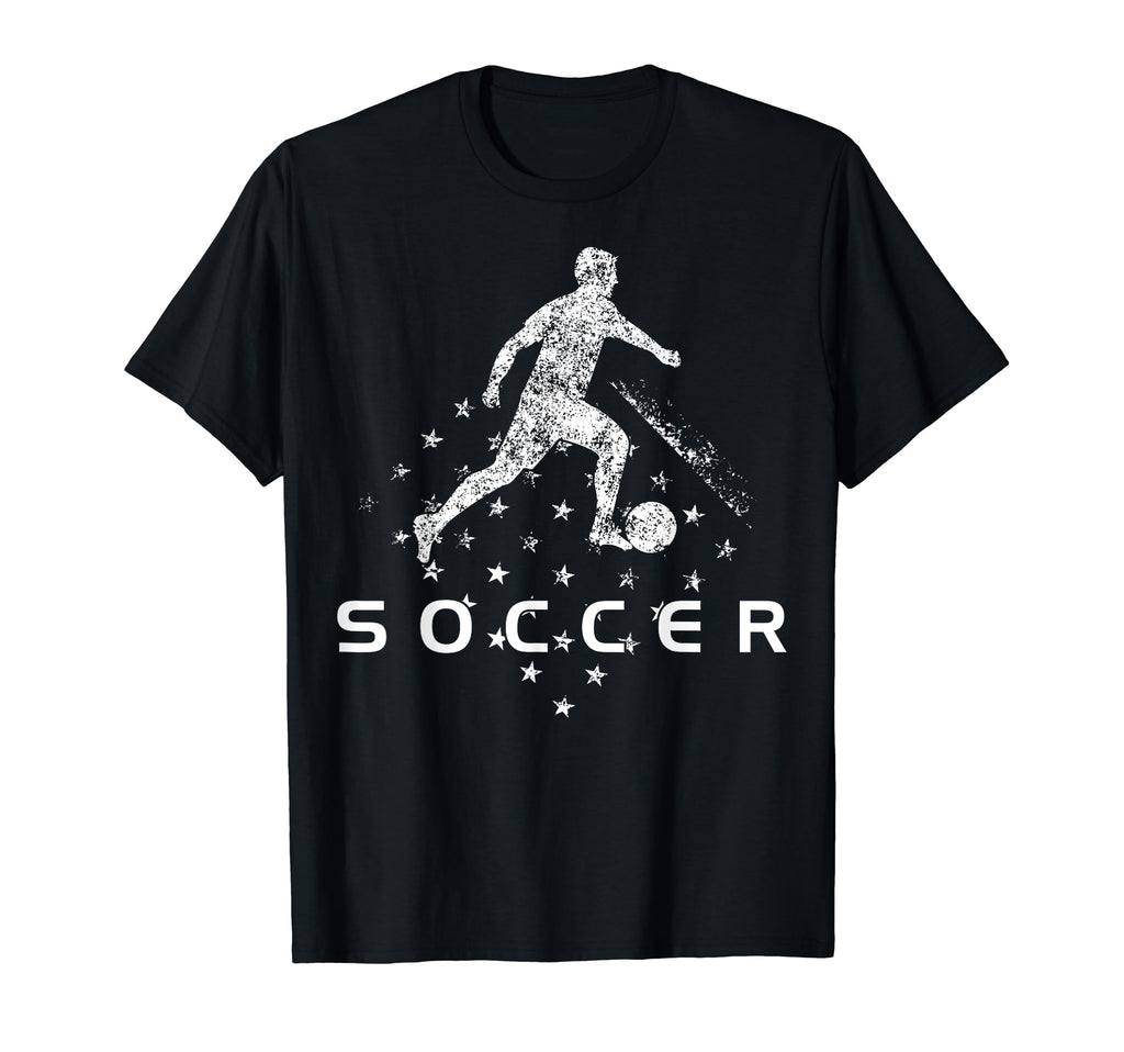 Soccer Player Us Funny Flag Son T-Shirt - Minimalist Print Men Women - T-Shirt, Sweatshirt, Hoodie