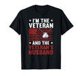 Im Veteran And Veterans Husband T-Shirt - Custom Art Print for Adults - T-Shirt, Sweatshirt, Hoodie