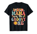 Mama Groovy One Matching Family 1St T-Shirt - Aesthetic Graphic for Adults - T-Shirt, Sweatshirt, Hoodie