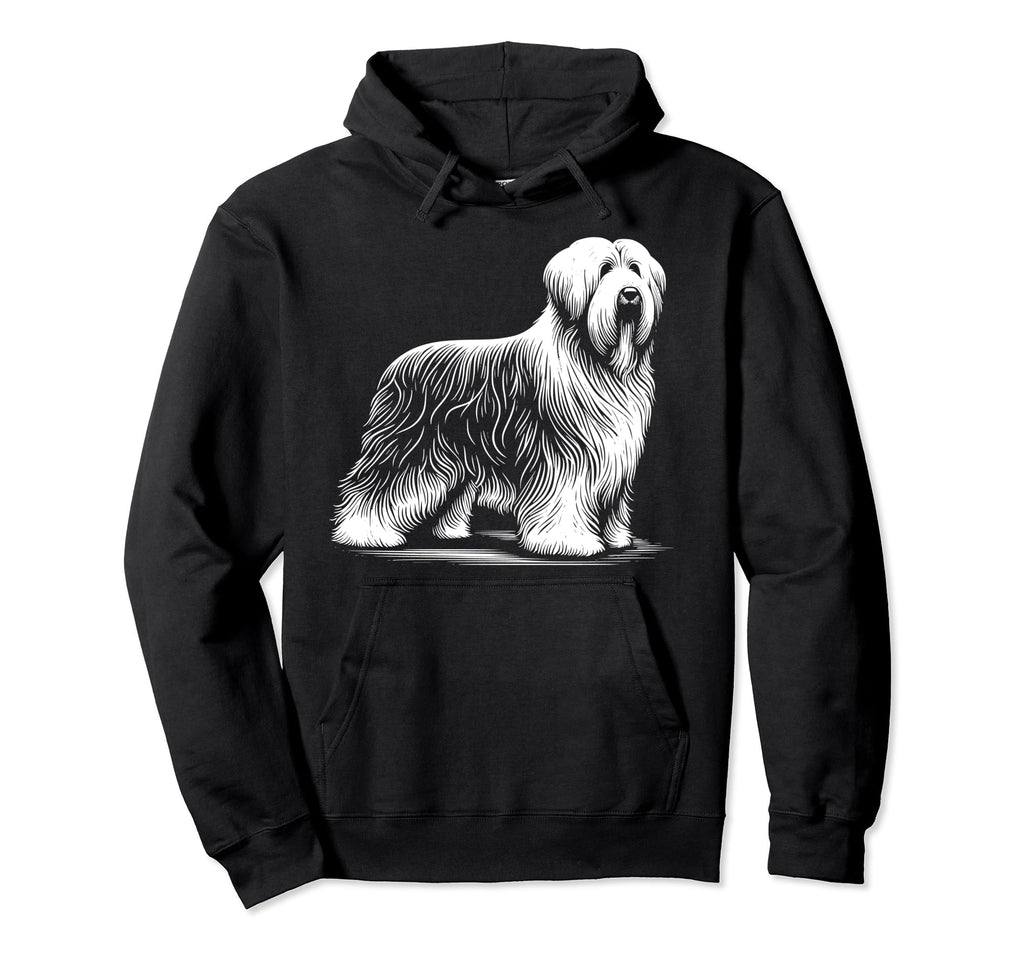 Dog Dad Mom Lover Monochromatic Bearded Hoodie - Trendy Graphic Unisex - T-Shirt, Sweatshirt, Hoodie