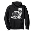 Dog Dad Mom Lover Monochromatic Bearded Hoodie - Trendy Graphic Unisex - T-Shirt, Sweatshirt, Hoodie