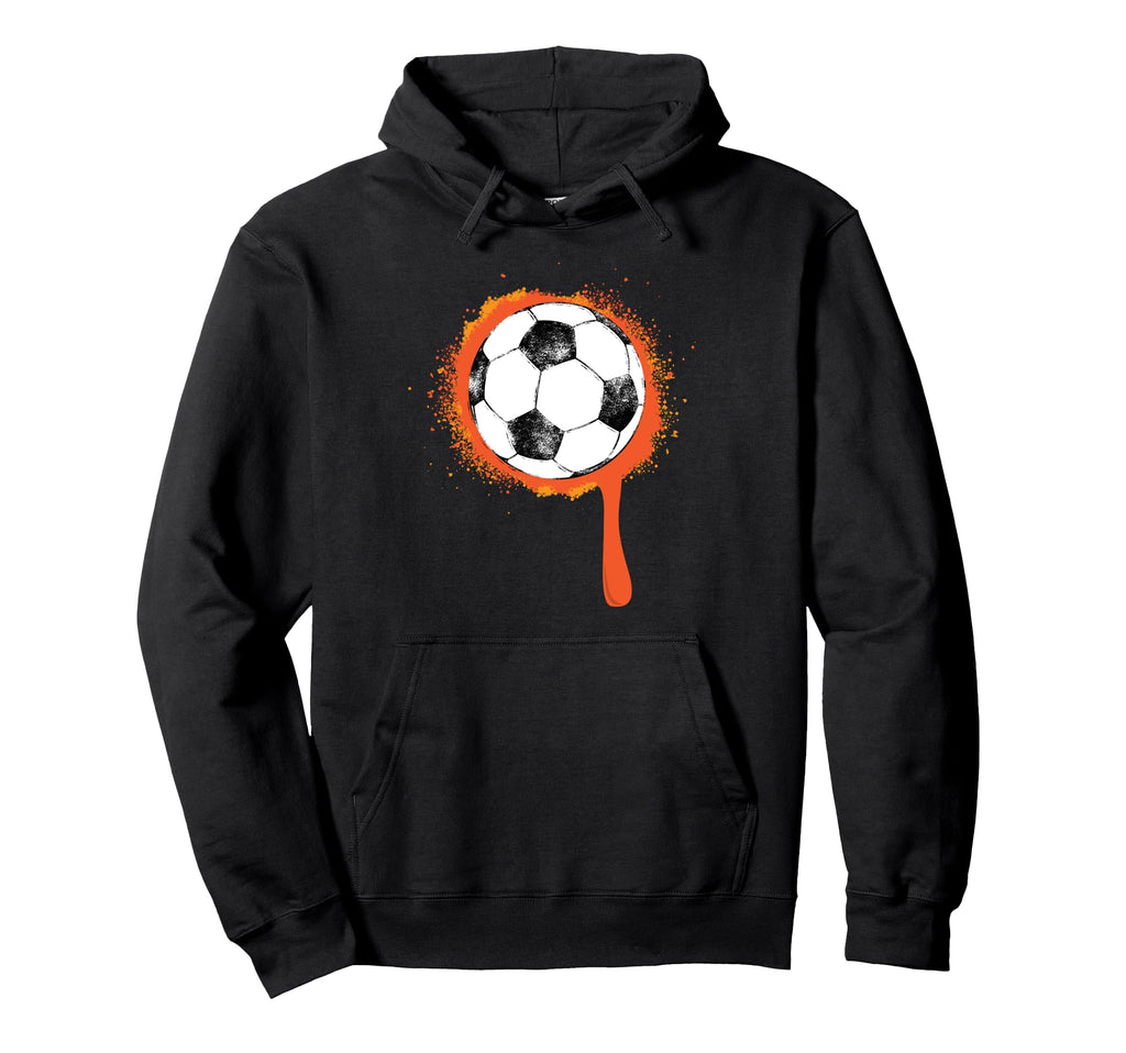 Soccer Lover Artistic Colorful Hoodie - Fun Novelty Design for Adults - T-Shirt, Sweatshirt, Hoodie