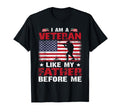 Proud Veteran Father Usa Flag Soldier T-Shirt - Custom Art Print Men Women - T-Shirt, Sweatshirt, Hoodie