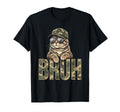 Funny Bruh Cat Trash Cat Camo Hat T-Shirt - Streetwear Style for Adults - T-Shirt, Sweatshirt, Hoodie