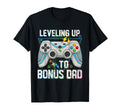 Leveling Up To Bonus Dad Video Game T-Shirt - Custom Art Print Unisex - T-Shirt, Sweatshirt, Hoodie