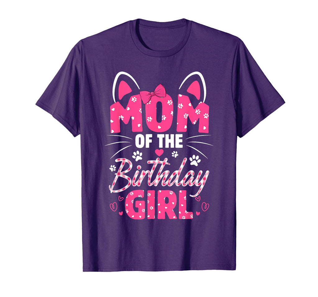 Mom Birthday Cat Kitty Family Matching T-Shirt - Streetwear Style Unisex - T-Shirt, Sweatshirt, Hoodie