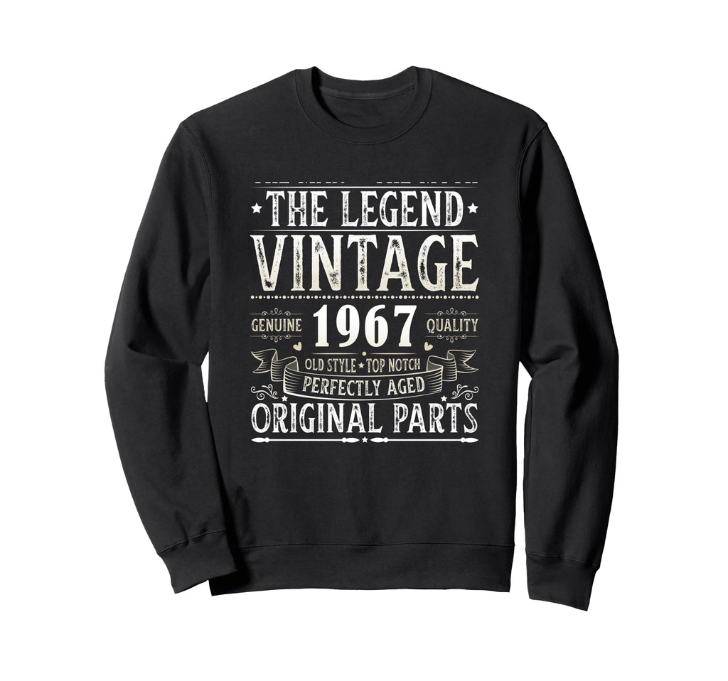 1967 T Shirts Funny 1967 Birthday Sweatshirt - Minimalist Print Men Women - T-Shirt, Sweatshirt, Hoodie