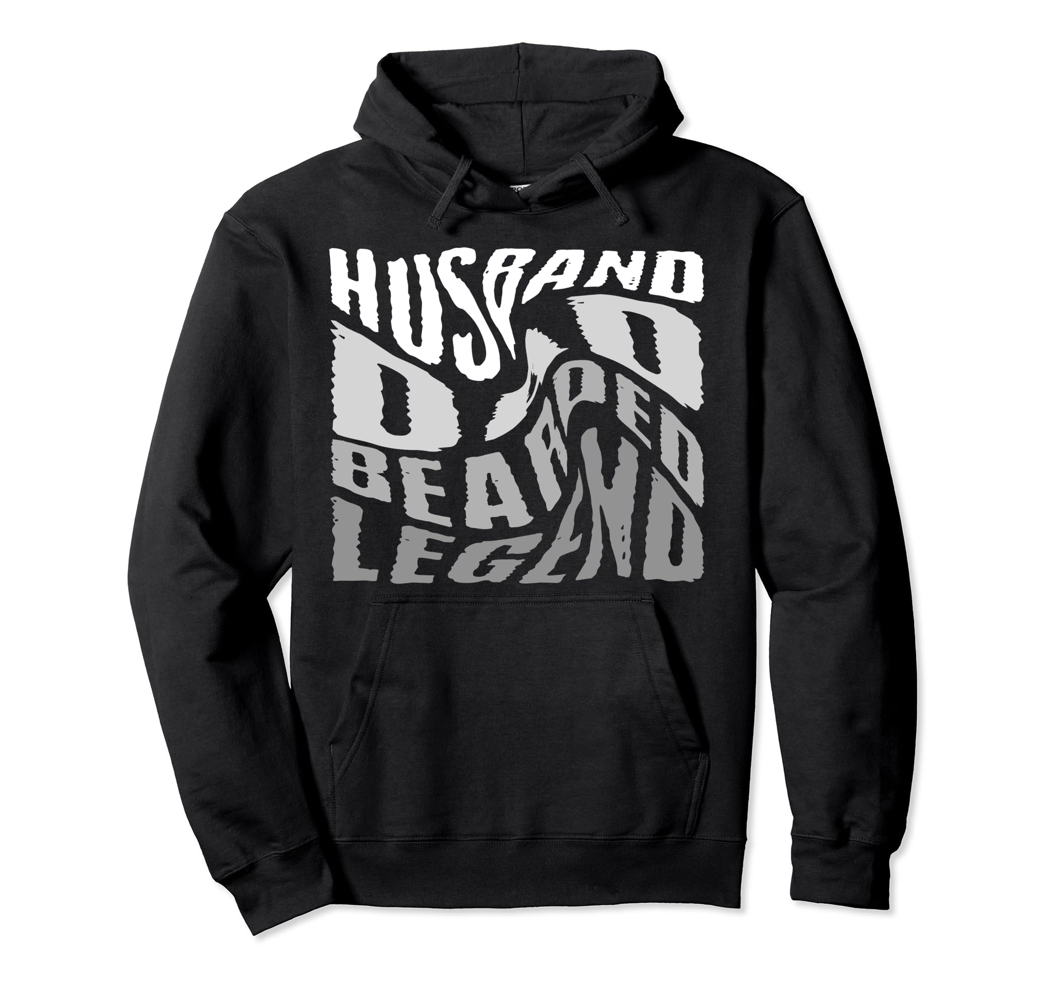 Husband Dad Bearded Legend Hoodie - Novelty Apparel Men Women - T-Shirt, Sweatshirt, Hoodie