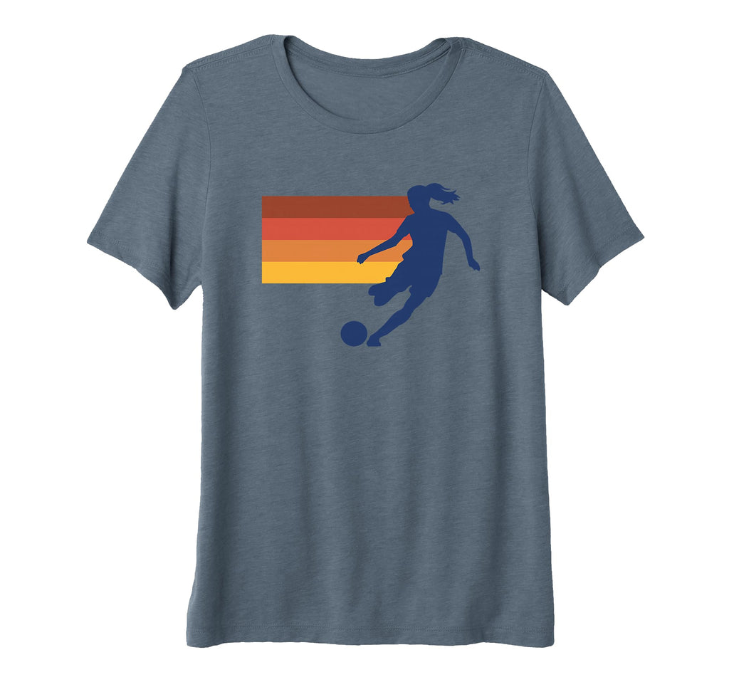 Soccer Player Vibes Sports Tri T-Shirt - Casual Everyday Wear for Adults - T-Shirt, Sweatshirt, Hoodie