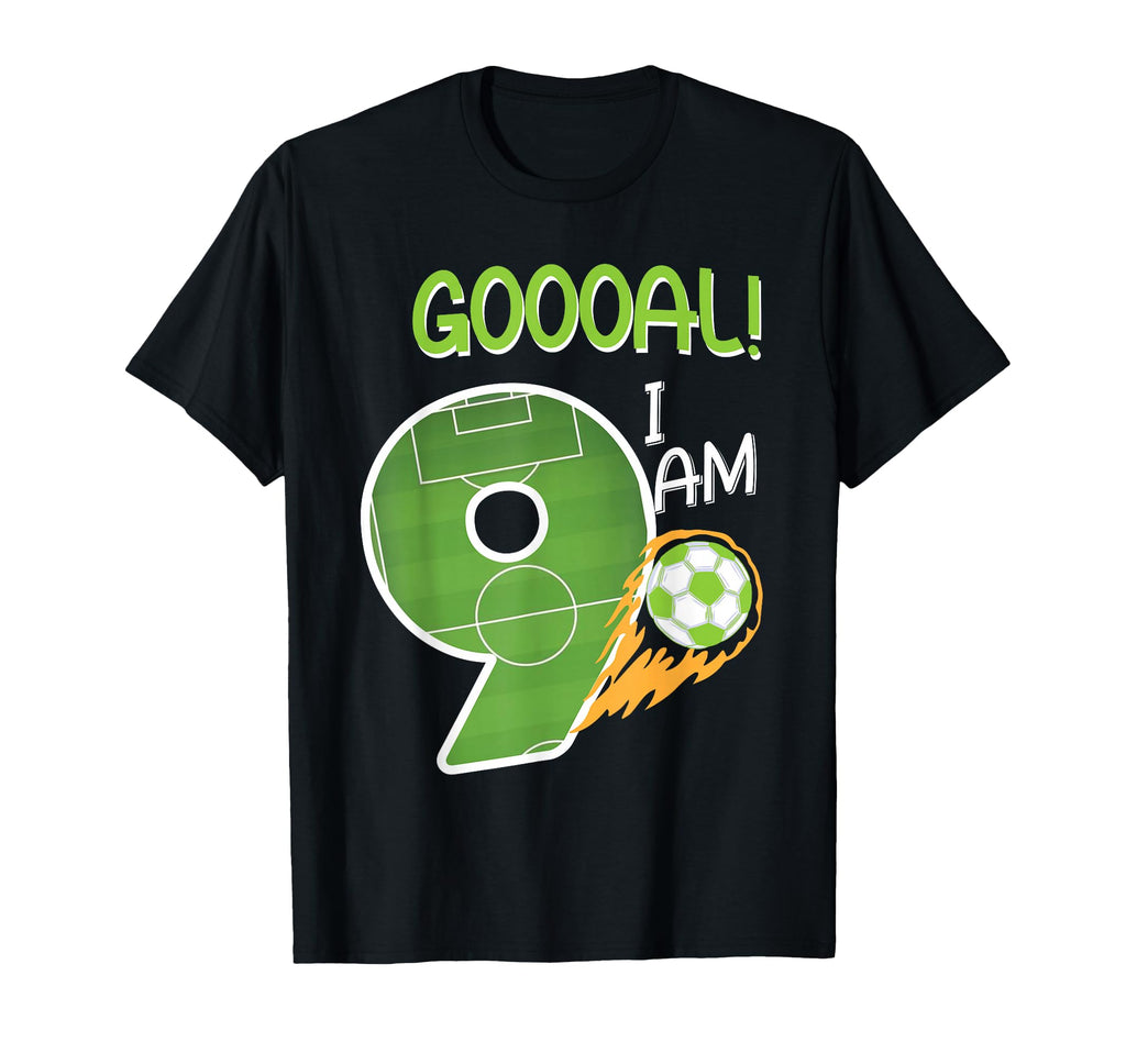 Soccer Im 9 Years Old Birthday T-Shirt - Novelty Apparel Men Women - T-Shirt, Sweatshirt, Hoodie