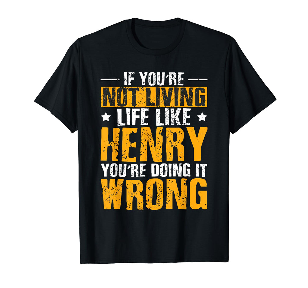 Birthday Personalized Henry Name Forename T-Shirt - Graphic Print Unisex - T-Shirt, Sweatshirt, Hoodie