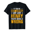Birthday Personalized Henry Name Forename T-Shirt - Graphic Print Unisex - T-Shirt, Sweatshirt, Hoodie