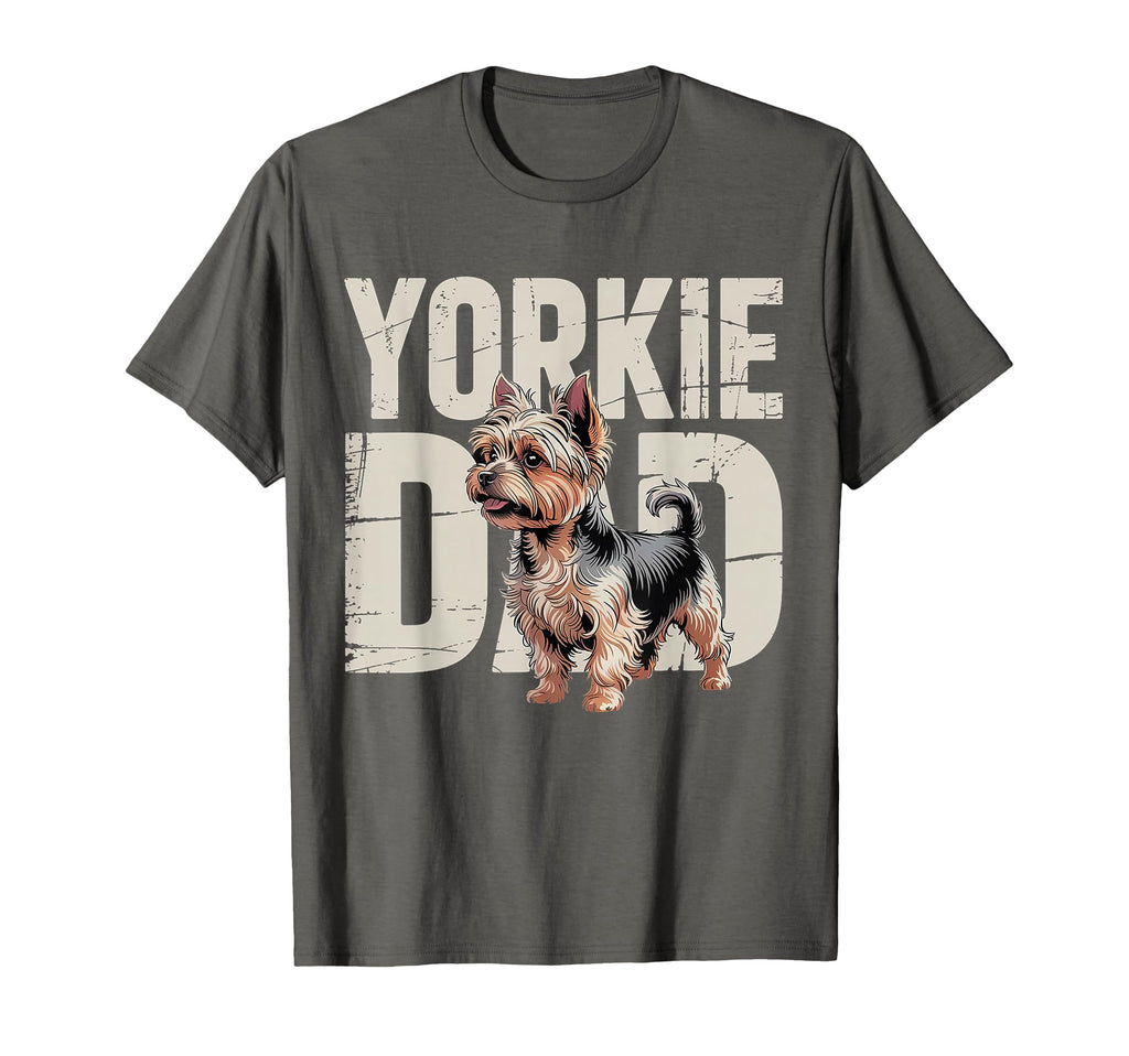Yorkie Dad Fathers Day Dog Lover T-Shirt - Casual Everyday Wear Men Women - T-Shirt, Sweatshirt, Hoodie
