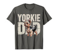 Yorkie Dad Fathers Day Dog Lover T-Shirt - Casual Everyday Wear Men Women - T-Shirt, Sweatshirt, Hoodie