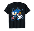 Sonic Hedgehog Stricking Soccer T-Shirt - Casual Everyday Wear for Adults - T-Shirt, Sweatshirt, Hoodie