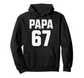 Papa 67 Six Seven Meme Papa Joke 67 Hoodie - Unique Graphic for Adults - T-Shirt, Sweatshirt, Hoodie