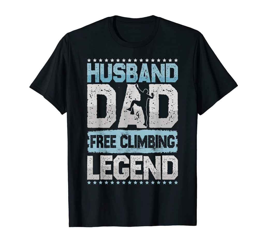 Berge Husband Dad Freeclimbing T-Shirt - Minimalist Print for Adults - T-Shirt, Sweatshirt, Hoodie