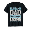 Berge Husband Dad Freeclimbing T-Shirt - Minimalist Print for Adults - T-Shirt, Sweatshirt, Hoodie