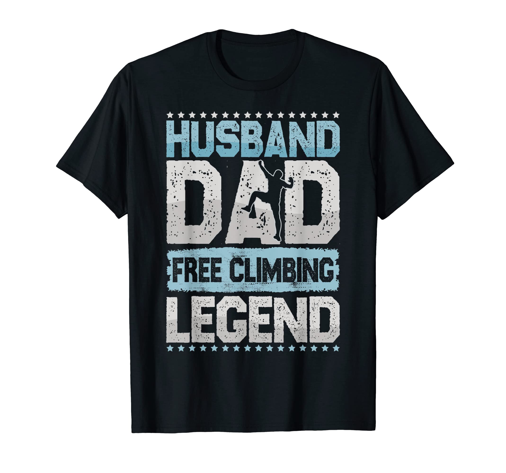 Berge Husband Dad Freeclimbing T-Shirt - Minimalist Print for Adults - T-Shirt, Sweatshirt, Hoodie