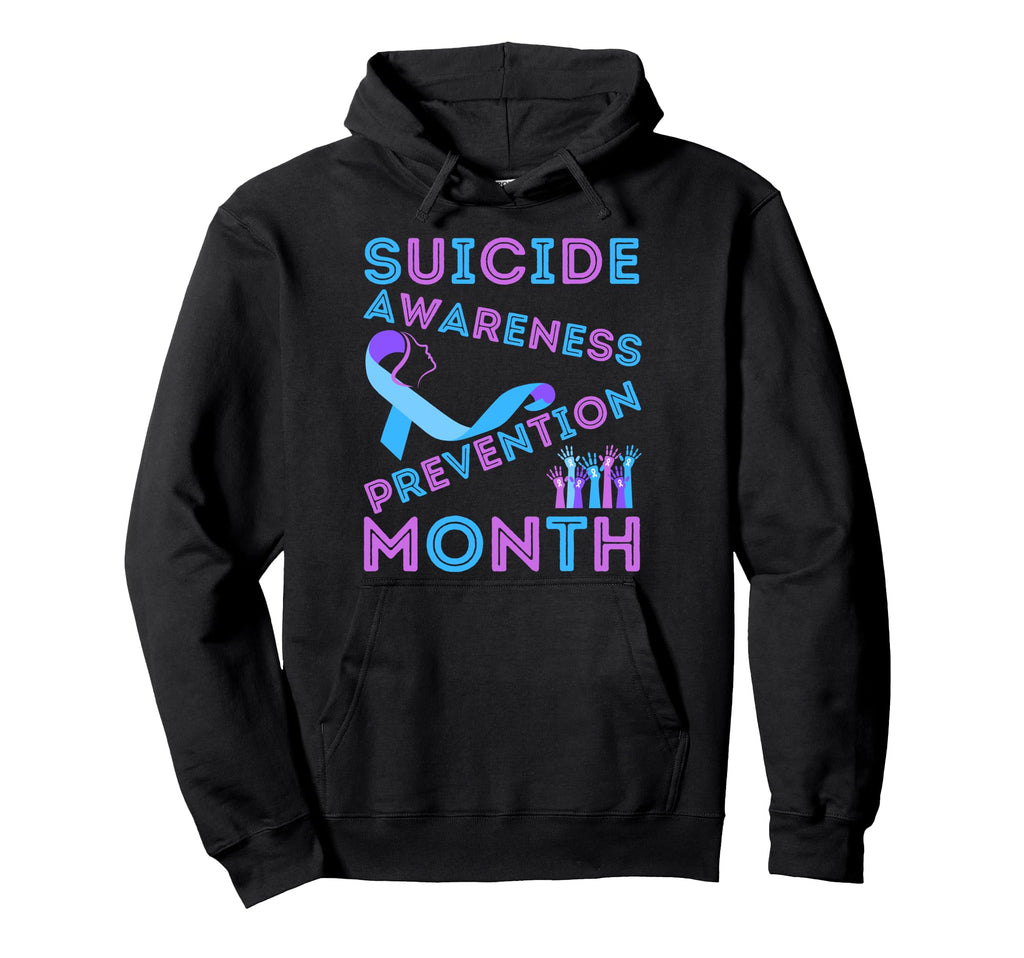 Suicide Awareness Prevention Rainbow Hoodie - Streetwear Style for Adults - T-Shirt, Sweatshirt, Hoodie