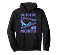 Suicide Awareness Prevention Rainbow Hoodie - Streetwear Style for Adults - T-Shirt, Sweatshirt, Hoodie