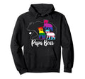 Free Dad Hugs Proud Papa Bear Lgbt Hoodie - Casual Everyday Wear Unisex - T-Shirt, Sweatshirt, Hoodie