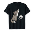 Smileteesanima Funny Wolf Playing Soccer T-Shirt - Minimalist Print Unisex - T-Shirt, Sweatshirt, Hoodie