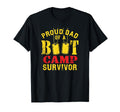 Proud Dad Boot Camp Survivor T-Shirt - Casual Everyday Wear Unisex - T-Shirt, Sweatshirt, Hoodie