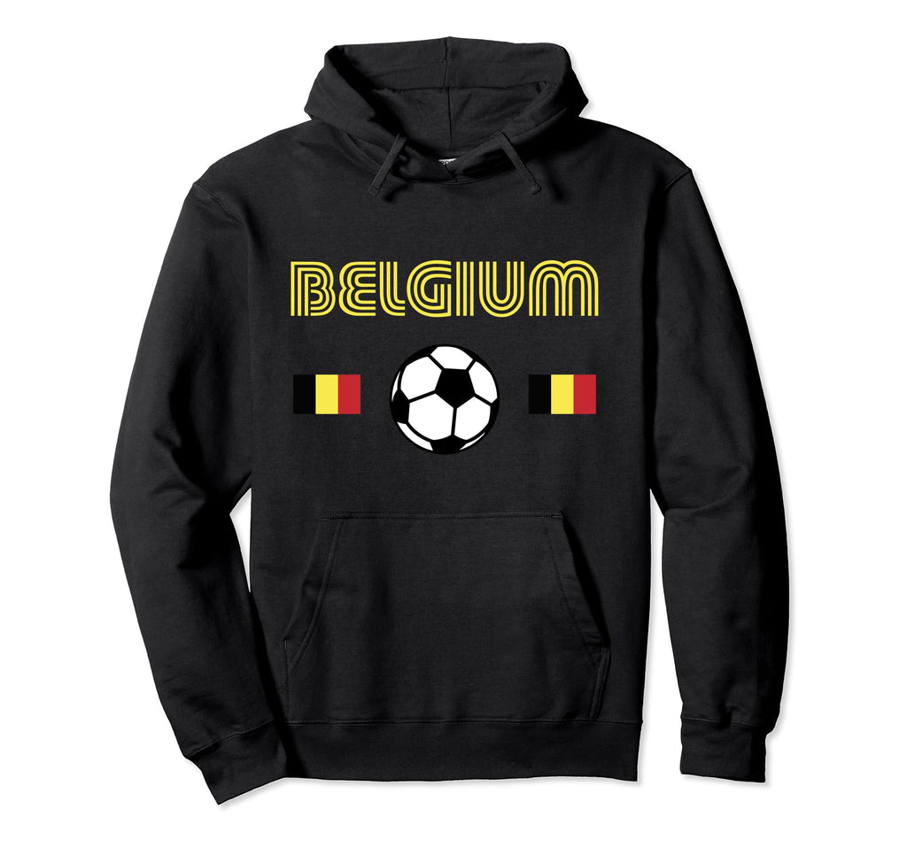 Belgium Soccer Fans Related Products Hoodie - Minimalist Print Men Women - T-Shirt, Sweatshirt, Hoodie