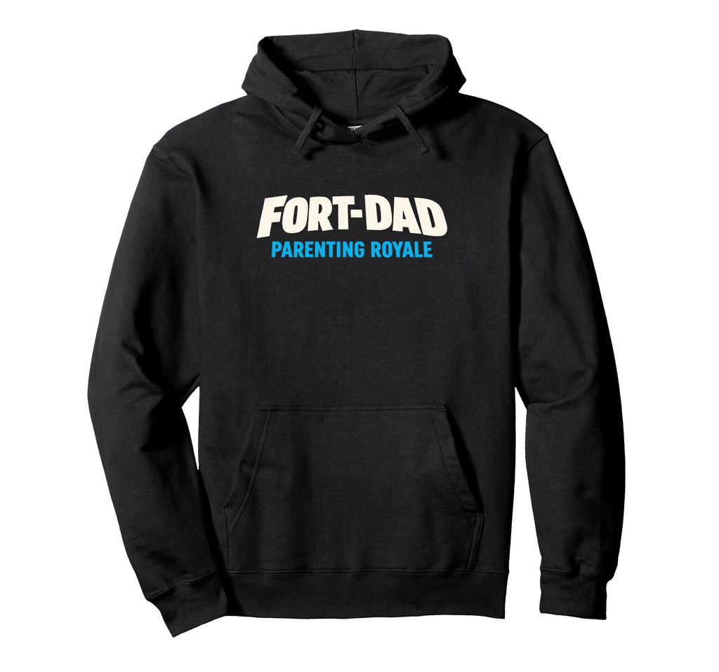 Gamer Dad Fort Dad Parenting Royale Fathers Hoodie - Graphic Print Unisex - T-Shirt, Sweatshirt, Hoodie