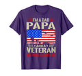 Im Dad Papa And Veteran Dad Papa T-Shirt - Unique Graphic for Adults - T-Shirt, Sweatshirt, Hoodie