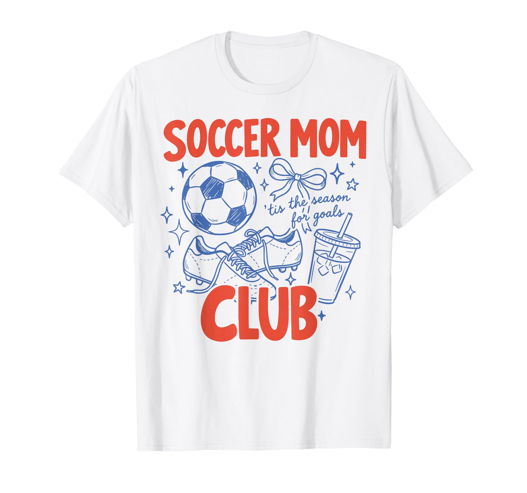 Sport Mom Coquette Bow Iced Coffee T-Shirt - Trendy Graphic Men Women - T-Shirt, Sweatshirt, Hoodie