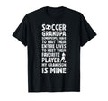 My Grandson Soccer Grandpa Soccer T-Shirt - Casual Everyday Wear Unisex - T-Shirt, Sweatshirt, Hoodie