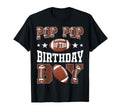 Pop Pop Birthday Football Game Day T-Shirt - Trendy Graphic for Adults - T-Shirt, Sweatshirt, Hoodie