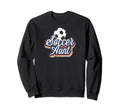 Soccer Aunt Proud Auntie Soccer Player Sweatshirt - Trendy Graphic Unisex - T-Shirt, Sweatshirt, Hoodie