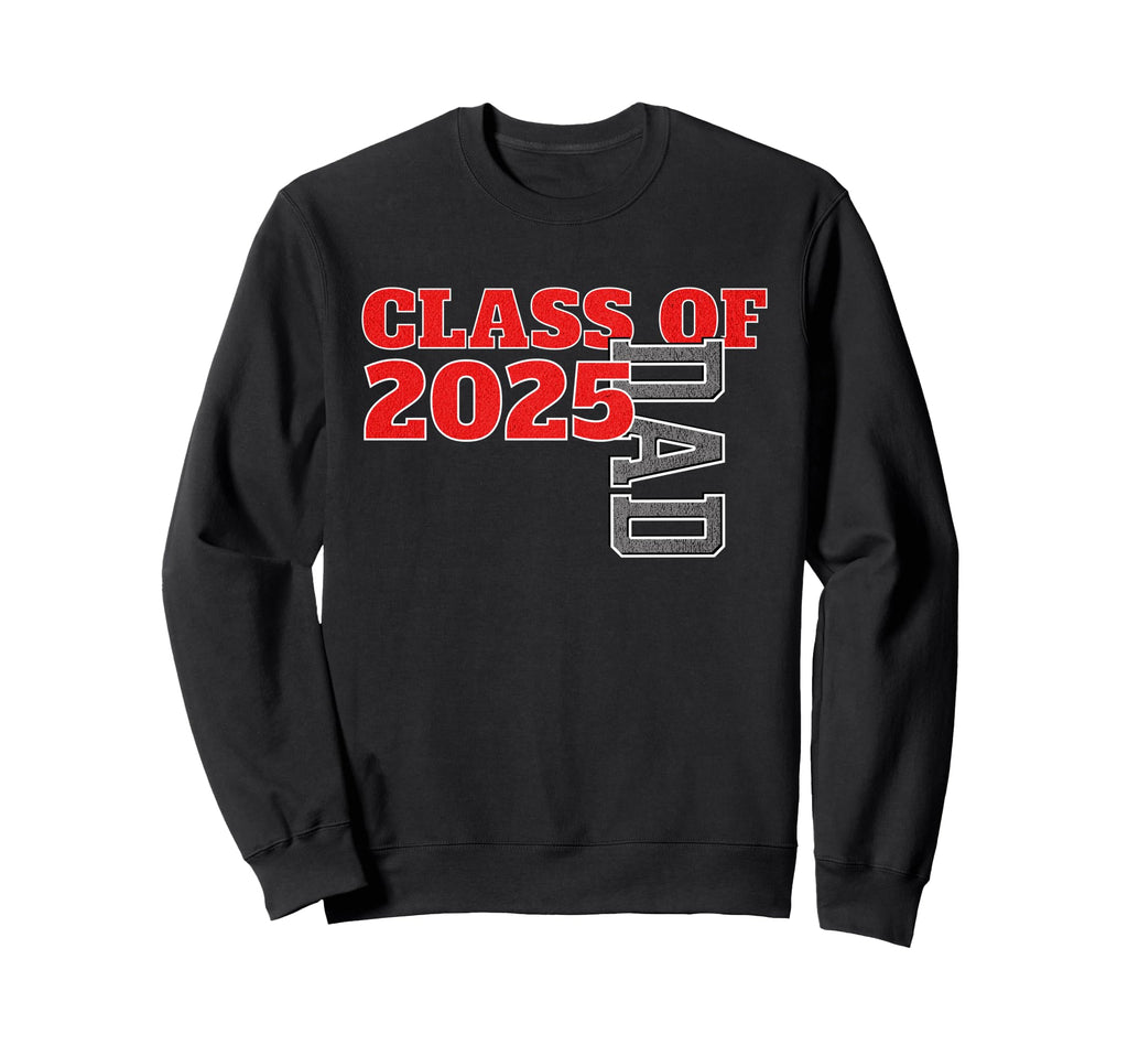 Class 2025 Proud Dad Senior Sweatshirt - Minimalist Print Men Women - T-Shirt, Sweatshirt, Hoodie