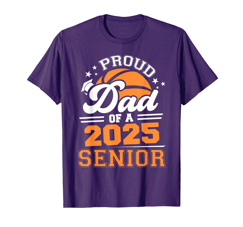Proud Dad 2025 Senior Graduate Grad T-Shirt - Custom Art Print for Adults - T-Shirt, Sweatshirt, Hoodie