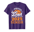 Proud Dad 2025 Senior Graduate Grad T-Shirt - Custom Art Print for Adults - T-Shirt, Sweatshirt, Hoodie