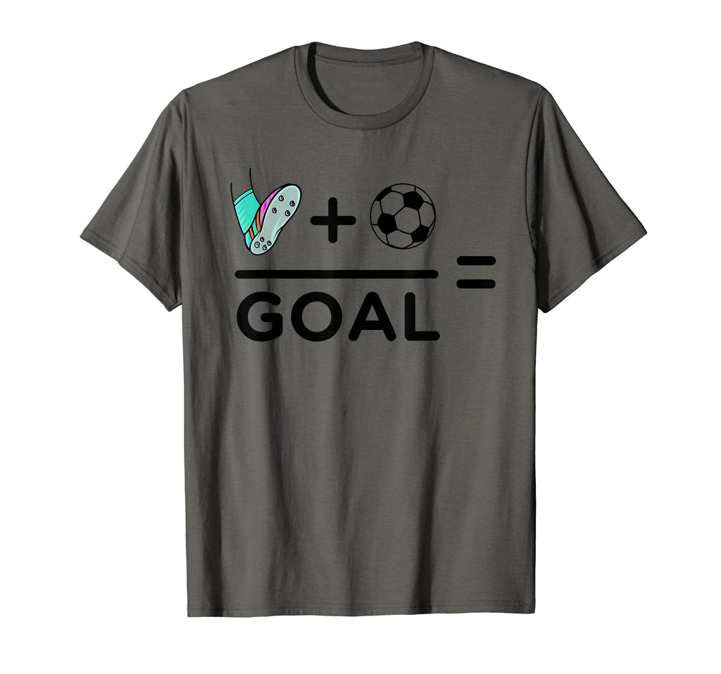 Funny Soccer Player Math Goal T-Shirt - Casual Everyday Wear Men Women - T-Shirt, Sweatshirt, Hoodie
