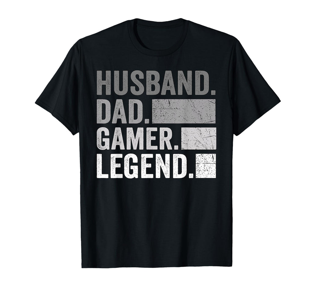Husband Dad Gamer Legend Fathers Day T-Shirt - Streetwear Style for Adults - T-Shirt, Sweatshirt, Hoodie
