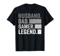 Husband Dad Gamer Legend Fathers Day T-Shirt - Streetwear Style for Adults - T-Shirt, Sweatshirt, Hoodie