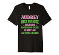 Badass Audrey Name Unique Nickname T-Shirt - Minimalist Print for Adults - T-Shirt, Sweatshirt, Hoodie