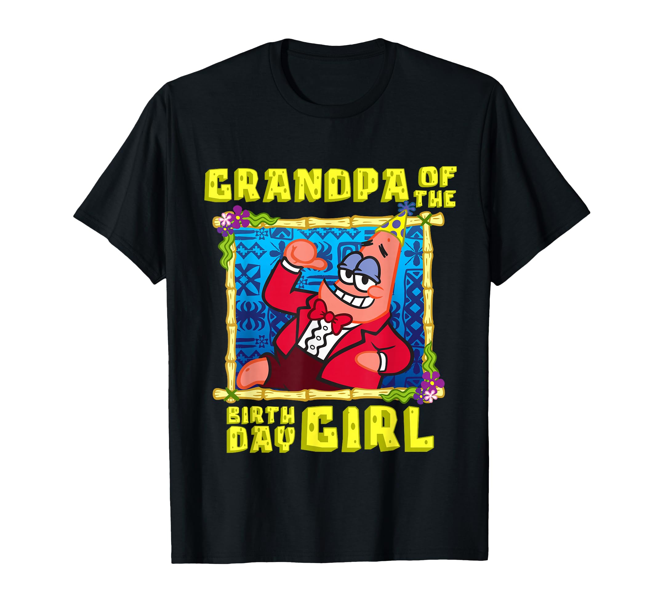 Spongebob Patrick Grandpa Birthday Pop T-Shirt - Trendy Graphic for Adults - T-Shirt, Sweatshirt, Hoodie