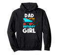 Dad Birthday Roller Skates Bday Skating Hoodie - Graphic Print Men Women - T-Shirt, Sweatshirt, Hoodie