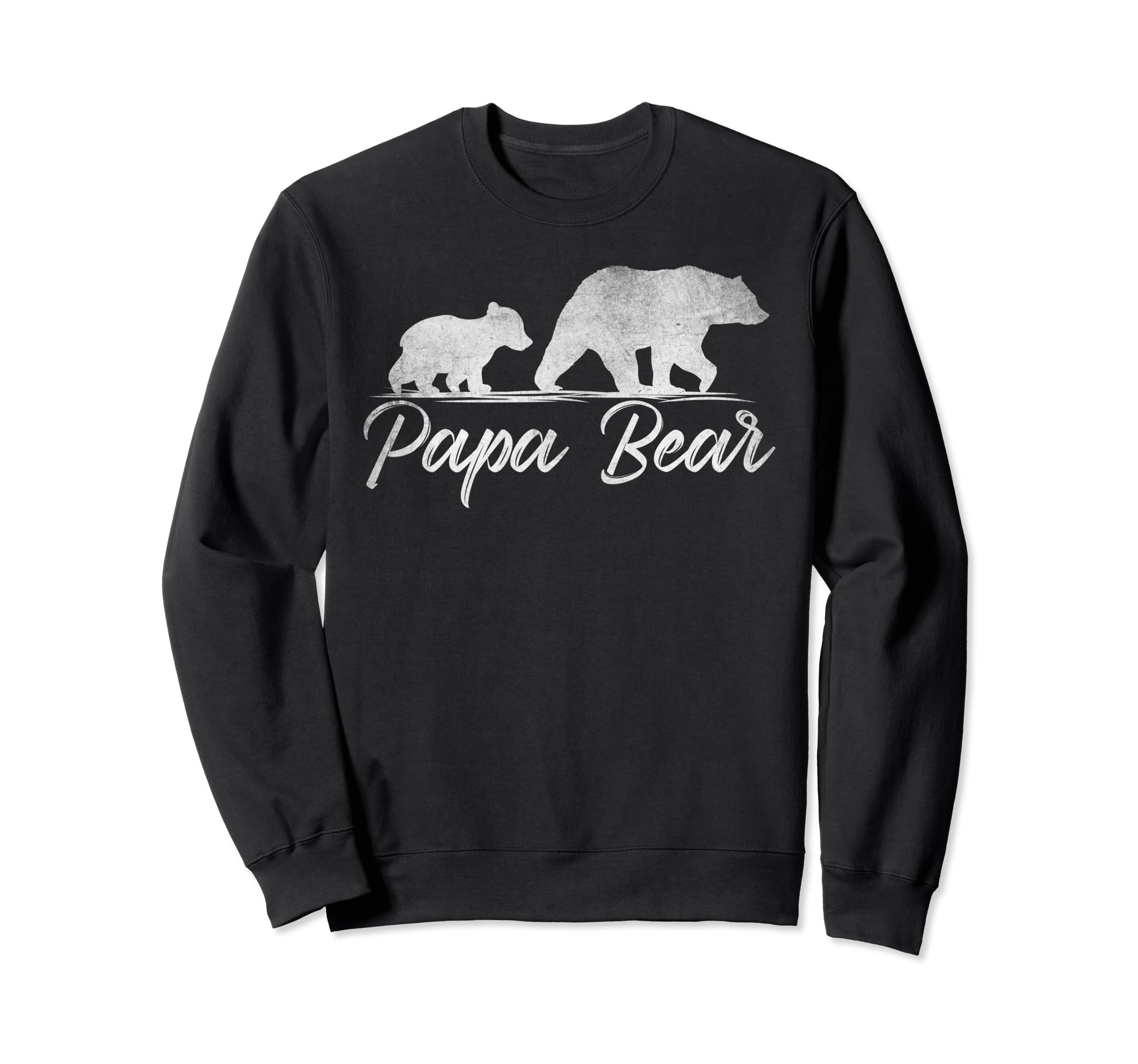 Funny Bear Dad Daddy Distressed Sweatshirt - Novelty Apparel Men Women - T-Shirt, Sweatshirt, Hoodie