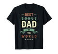 Best Bonus Dad World Step Dad T-Shirt - Graphic Print Men Women - T-Shirt, Sweatshirt, Hoodie