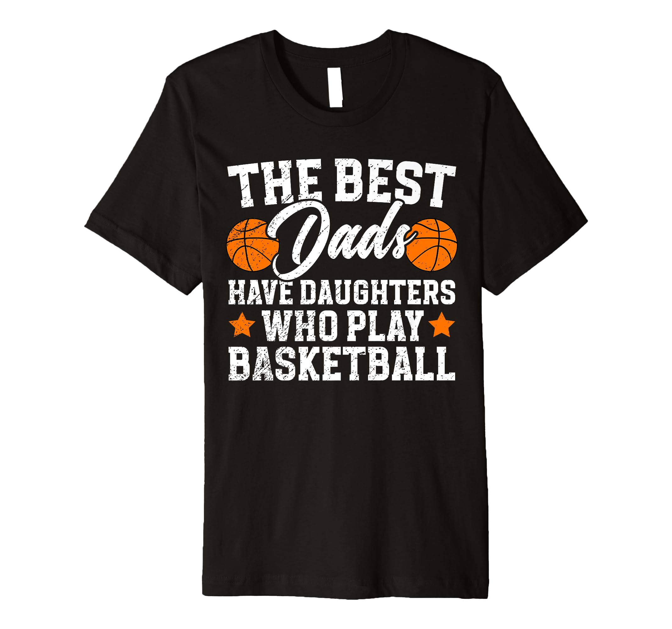 Mens Best Basketball Dad Basketball T-Shirt - Minimalist Print for Adults - T-Shirt, Sweatshirt, Hoodie